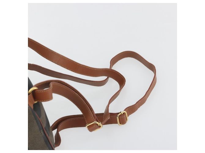 Pequin FENDI Pecan Rucksack PVC Leather Brown Gold Tone Auth 194161 Braun - Ansicht 9