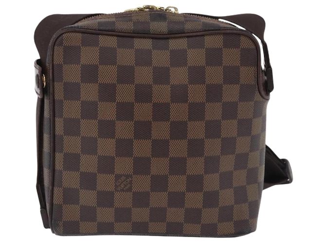 LOUIS VUITTON Damier Ebene Olaf PM Shoulder Bag N41442 LV Auth bs36700 - vista 3