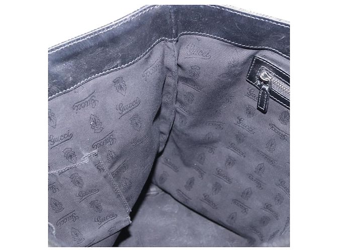 Borsa Tote GUCCI GG Implementation PVC Nero Argento 229848 Auth ka5714A - vista 18
