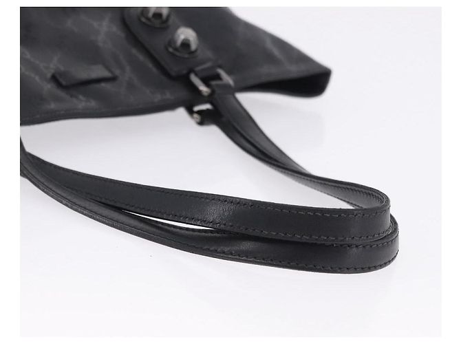 Borsa Tote GUCCI GG Implementation PVC Nero Argento 229848 Auth ka5714A - vista 7