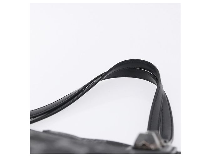 Borsa Tote GUCCI GG Implementation PVC Nero Argento 229848 Auth ka5714A - vista 8