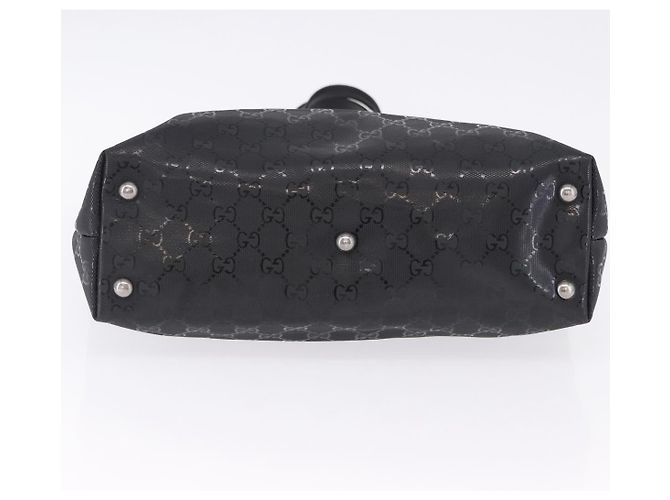 Borsa Tote GUCCI GG Implementation PVC Nero Argento 229848 Auth ka5714A - vista 9