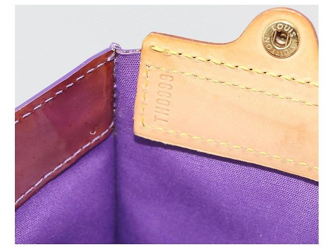 LOUIS VUITTON Monogram Vernis Stanton Hand Bag Viole M91079 LV Auth BA14859 Violet - vue 12