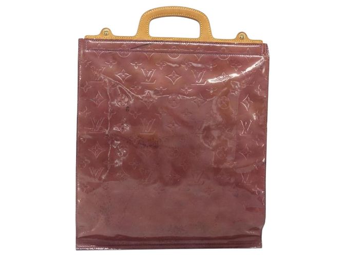 LOUIS VUITTON Monogram Vernis Stanton Hand Bag Viole M91079 LV Auth BA14859 Violet - vue 2