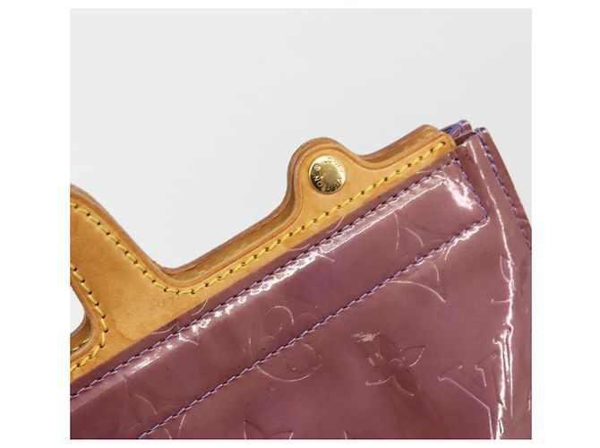 LOUIS VUITTON Monogram Vernis Stanton Hand Bag Viole M91079 LV Auth BA14859 Violet - vue 20