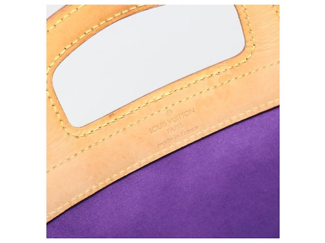 LOUIS VUITTON Monogram Vernis Stanton Hand Bag Viole M91079 LV Auth BA14859 Violet - vue 21