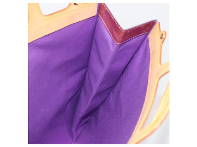 LOUIS VUITTON Monogram Vernis Stanton Hand Bag Viole M91079 LV Auth BA14859 Violet - vue 22