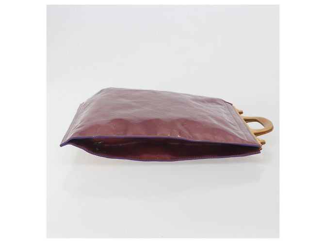 LOUIS VUITTON Monogram Vernis Stanton Hand Bag Viole M91079 LV Auth BA14859 Violet - vue 3