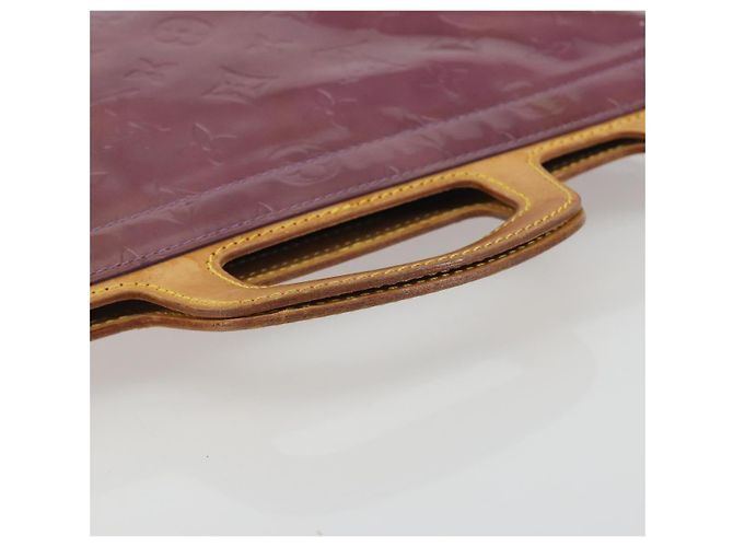 LOUIS VUITTON Monogram Vernis Stanton Hand Bag Viole M91079 LV Auth BA14859 Violet - vue 7