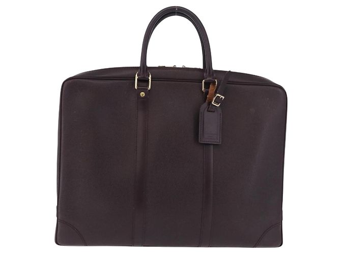 LOUIS VUITTON Taiga Porte Documents Voyage Bag Acajou M30635 LV Auth bs36765 Marrone - vista 13