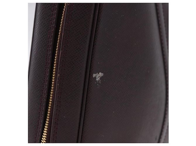 LOUIS VUITTON Taiga Porte Documents Voyage Bag Acajou M30635 LV Auth bs36765 Marrone - vista 3