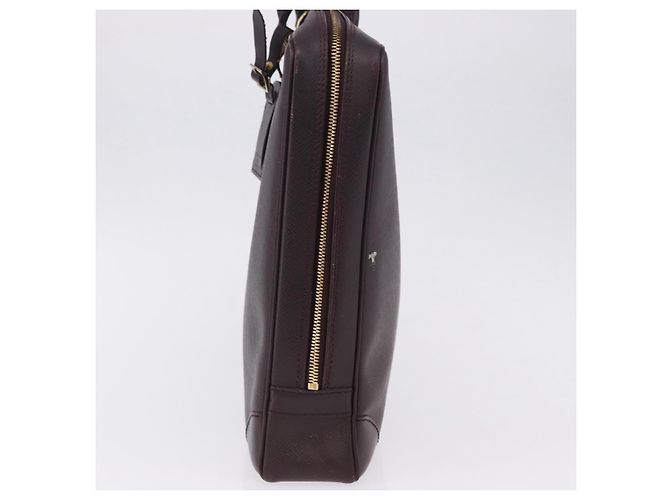 LOUIS VUITTON Taiga Porte Documents Voyage Bag Acajou M30635 LV Auth bs36765 Marrone - vista 4
