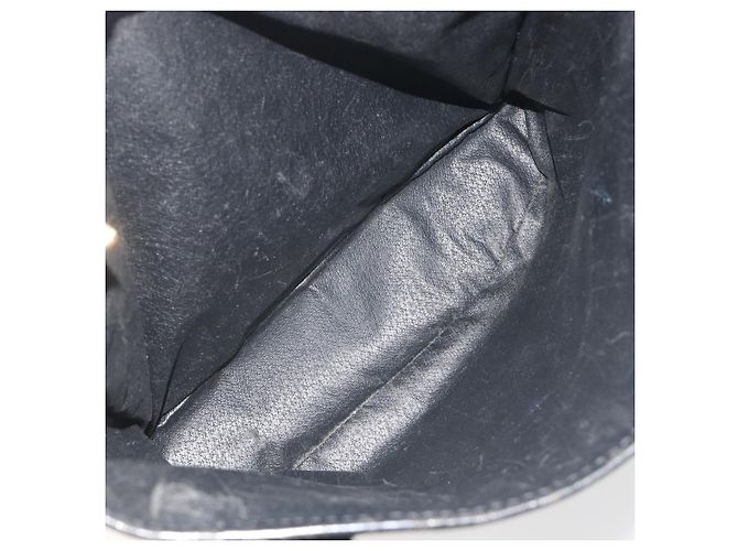 Céline Borsa Tote CELINE Macadam PVC Pelle Nero Tono Oro Auth BA14899 - vista 24