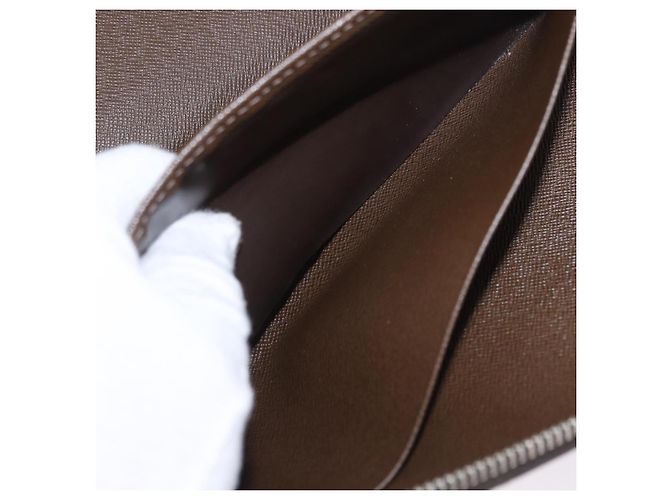 LOUIS VUITTON Taiga Organizer Atoll Travel Case Grizzly M30658 LV Auth 196305 - vista 19