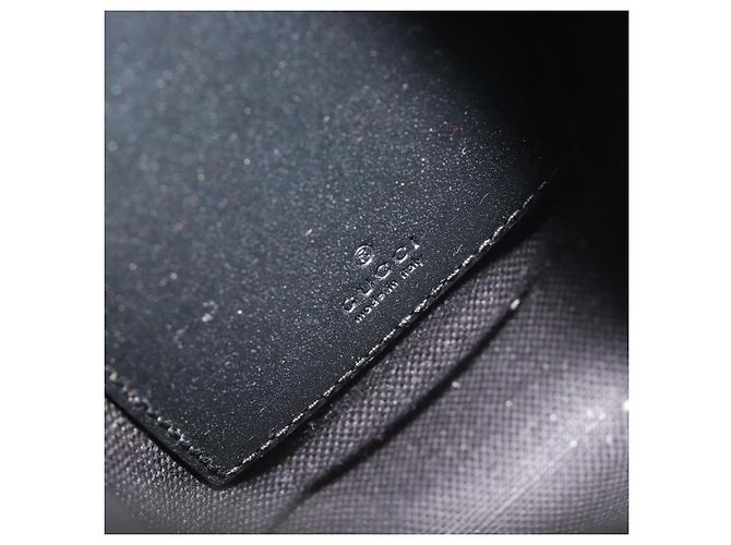 Borsa a tracolla GUCCI Square G PVC Canvas Black Silver 631766 Auth 196389A Nero Argento - vista 17