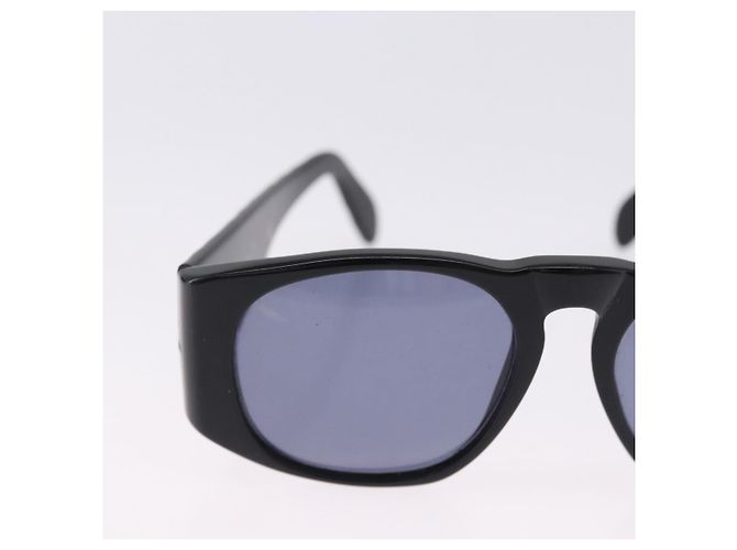 Occhiali da sole CHANEL COCO Mark Matelasse Plastica Nero Oro CC Auth 198824 D'oro - vista 4