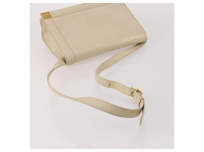Borsa a tracolla GIVENCHY in pelle Set di 3 Beige Nero Rosso Auth bs36160 - vista 12