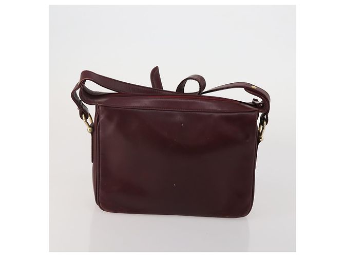Borsa a tracolla GIVENCHY in pelle Set di 3 Beige Nero Rosso Auth bs36160 - vista 17