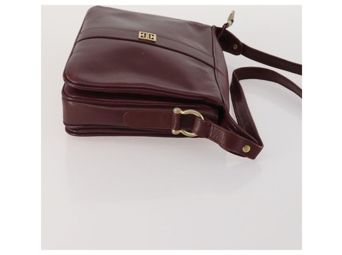 Borsa a tracolla GIVENCHY in pelle Set di 3 Beige Nero Rosso Auth bs36160 - vista 18
