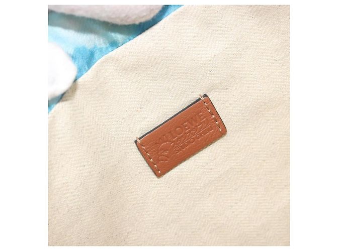 LOEWE Studio Ghibli Howl's Moving Castle Pouch Nylon Blue Auth 167496M - vista 17