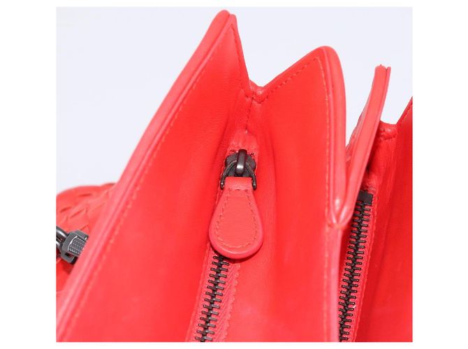 Borsa a mano BOTTEGA VENETA INTRECCIATO 2way Rossa Auth 198653A Rosso - vista 22