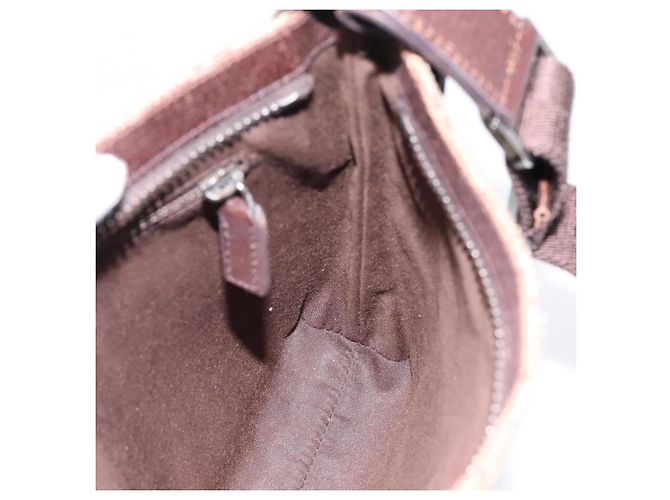 Borsa a tracolla GUCCI GG Canvas Beige Silver 122793 Auth 197038 Argento - vista 17