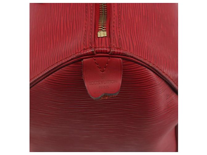LOUIS VUITTON Epi Speedy 30 Hand Bag Castilian Red M43007 LV Auth 197497A Rosso - vista 19