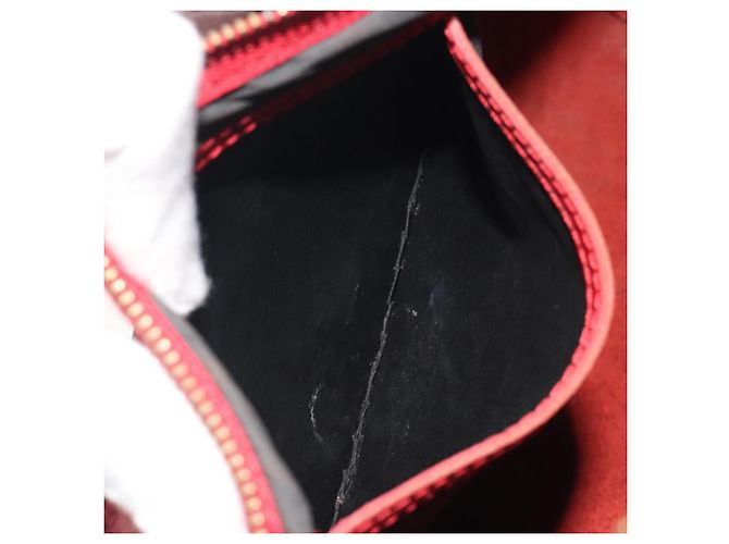 LOUIS VUITTON Epi Speedy 30 Hand Bag Castilian Red M43007 LV Auth 197497A Rosso - vista 22