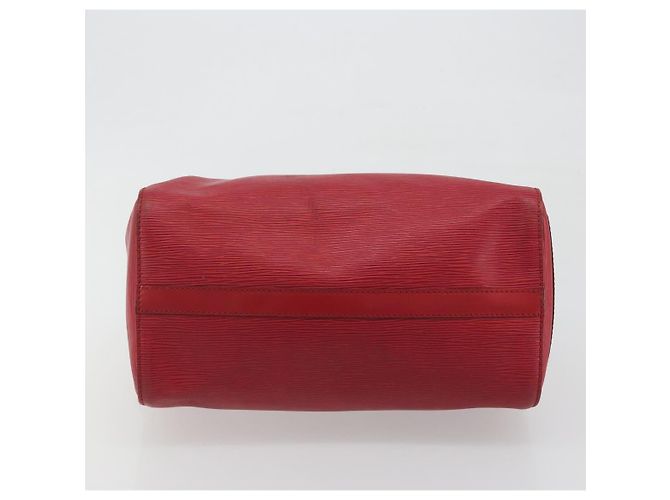 LOUIS VUITTON Epi Speedy 30 Hand Bag Castilian Red M43007 LV Auth 197497A Rosso - vista 5