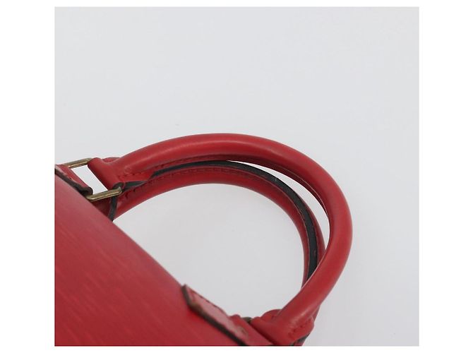 LOUIS VUITTON Epi Speedy 30 Hand Bag Castilian Red M43007 LV Auth 197497A Rosso - vista 8