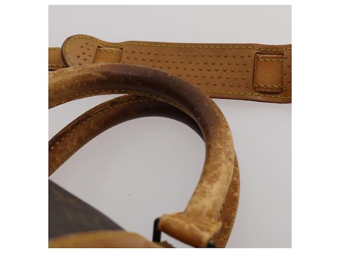 LOUIS VUITTON Monogram Keepall Bandouliere 50 Borsa Boston M41416 LV Auth 193378 Monogramma - vista 16
