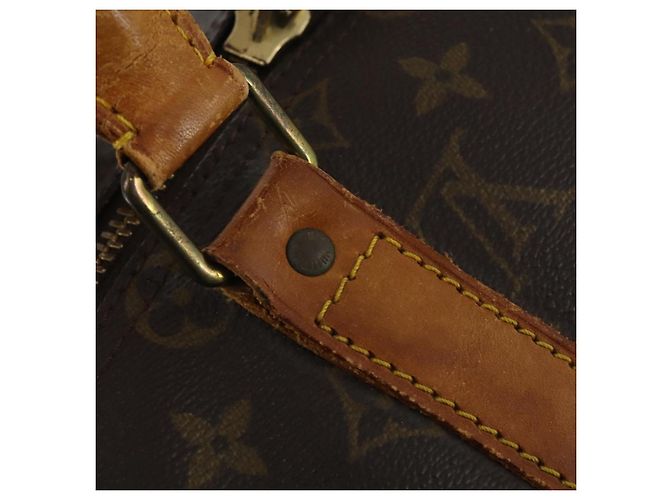 LOUIS VUITTON Monogram Keepall Bandouliere 50 Borsa Boston M41416 LV Auth 193378 Monogramma - vista 21