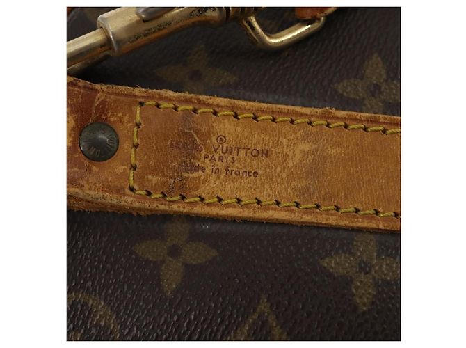 LOUIS VUITTON Monogram Keepall Bandouliere 50 Borsa Boston M41416 LV Auth 193378 Monogramma - vista 22