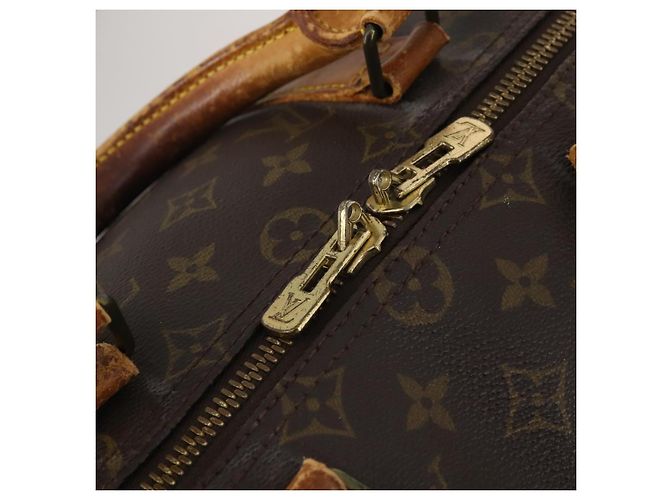 LOUIS VUITTON Monogram Keepall Bandouliere 50 Borsa Boston M41416 LV Auth 193378 Monogramma - vista 23