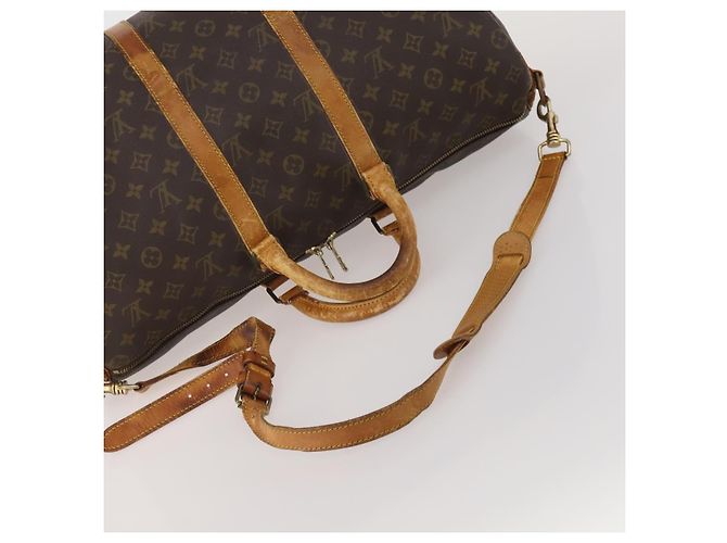 LOUIS VUITTON Monogram Keepall Bandouliere 50 Borsa Boston M41416 LV Auth 193378 Monogramma - vista 6