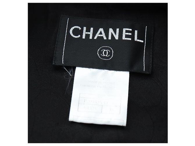 CHANEL Jacket Wool tweed Black CC Auth am12252SAM - view 10