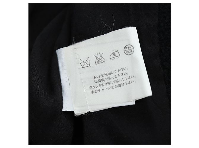 CHANEL Jacket Wool tweed Black CC Auth am12252SAM - view 14