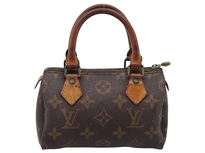 LOUIS VUITTON Monogram Mini Speedy Hand Bag M41534 LV Auth 197545 Monogramma - vista 13