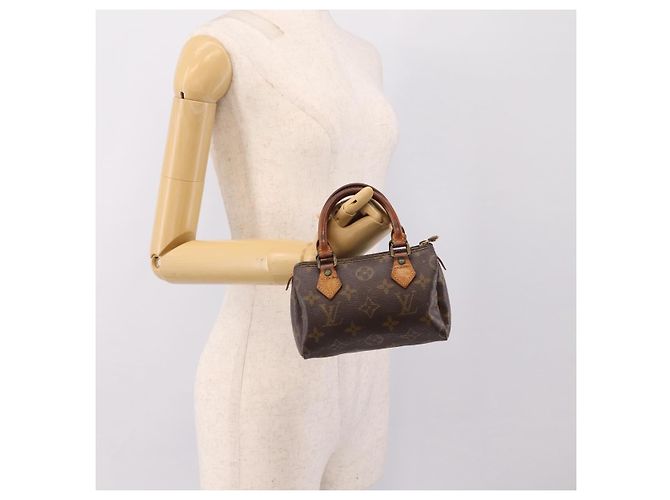 LOUIS VUITTON Monogram Mini Speedy Hand Bag M41534 LV Auth 197545 Monogramma - vista 19