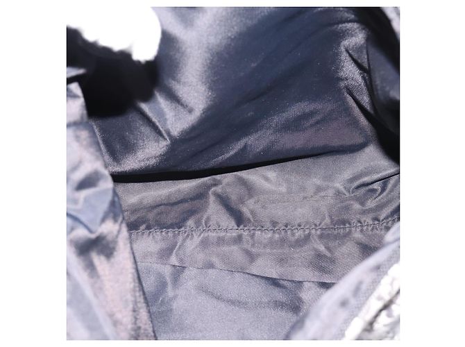 Borsa a tracolla Christian Dior Trotter Canvas Navy Silver Auth 198263 Argento Blu navy - vista 16