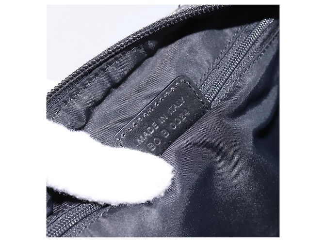 Borsa a tracolla Christian Dior Trotter Canvas Navy Silver Auth 198263 Argento Blu navy - vista 21