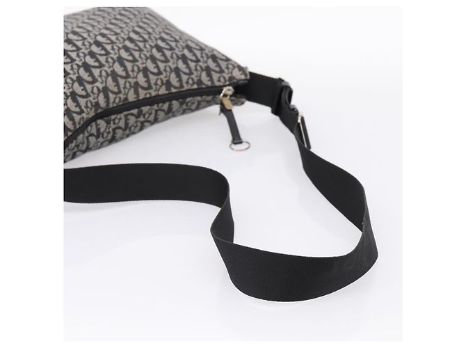 Borsa a tracolla Christian Dior Trotter Canvas Navy Silver Auth 198263 Argento Blu navy - vista 7