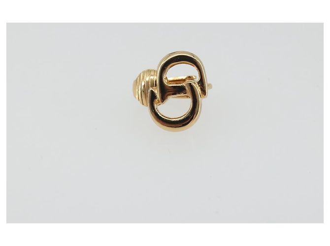 Orecchini Christian Dior metallo Gold Auth 188684 D'oro - vista 2