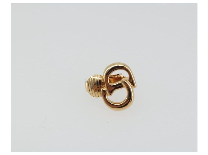 Orecchini Christian Dior metallo Gold Auth 188684 D'oro - vista 6