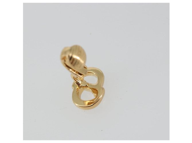 Orecchini Christian Dior metallo Gold Auth 188684 D'oro - vista 9