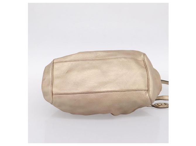Borsa GUCCI in pelle 2way Gold 223974 Auth ka5809 D'oro - vista 11