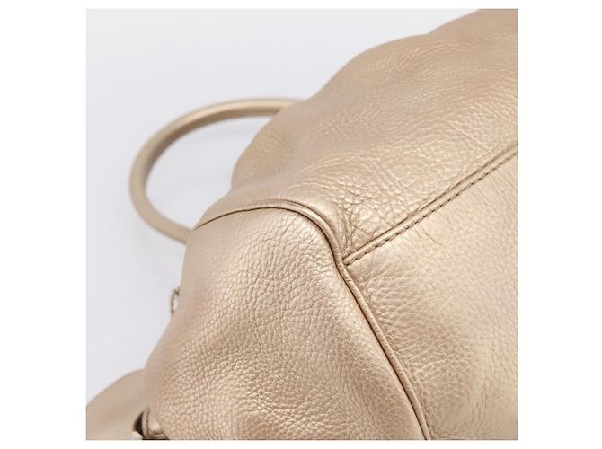 Borsa GUCCI in pelle 2way Gold 223974 Auth ka5809 D'oro - vista 15