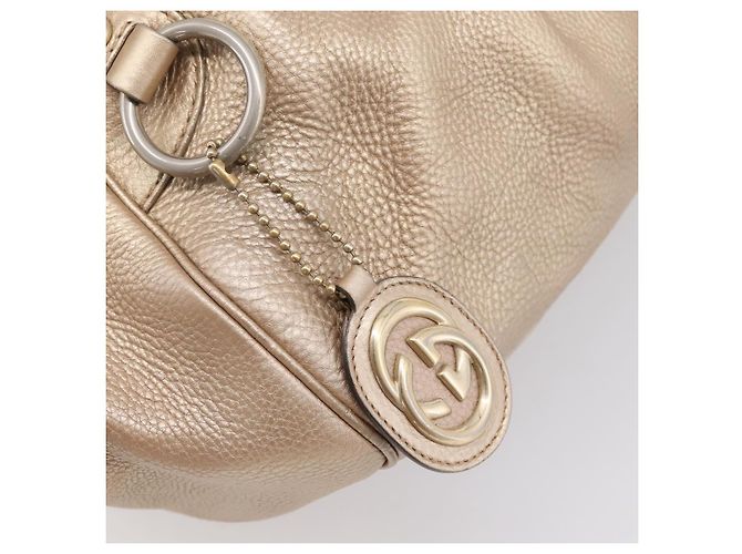 Borsa GUCCI in pelle 2way Gold 223974 Auth ka5809 D'oro - vista 16