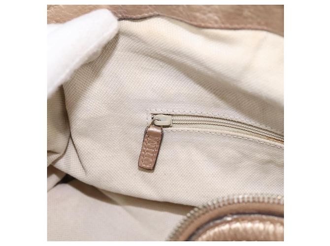 Borsa GUCCI in pelle 2way Gold 223974 Auth ka5809 D'oro - vista 22