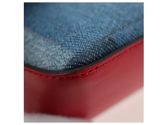 LOUIS VUITTON Monogram Denim Trousse Elizabeth Pen Case Blue GI0444 Auth 195530M Azul - vista 15